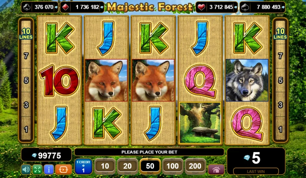 Rule the Woodland Kingdom! Amusnet Interactive team welcomes you into an enchanted forest full of rewards and magic features. Our fairy-themed video slot sets a tale of wonder, imagination, and a wide range of winnings. Take a walk in the Majestic Forest!
